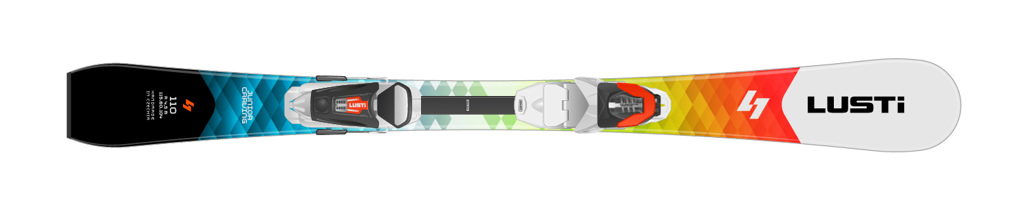 Children's carving skis