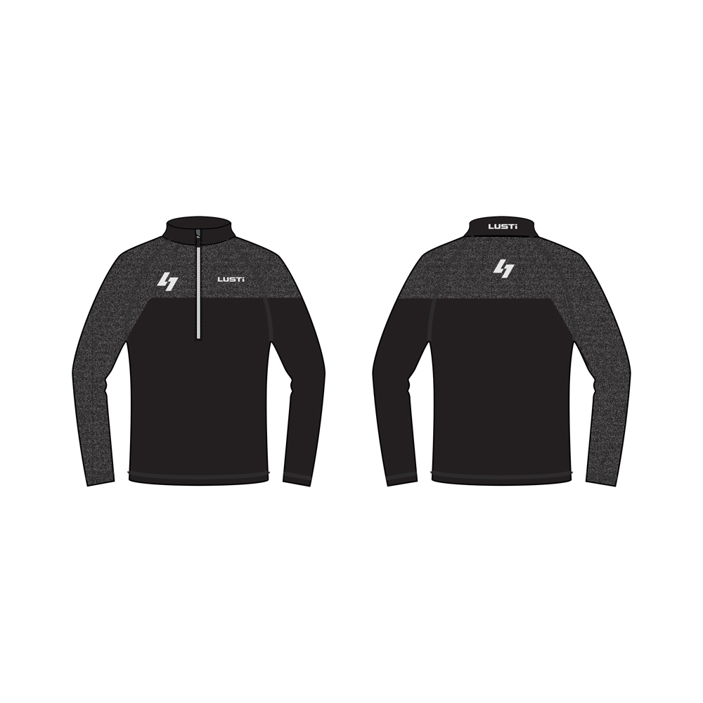 Insulated ski shirt FLAP - BLACK