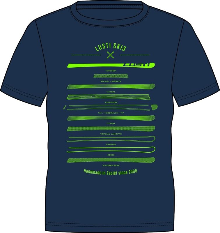 Men's T-shirt BLUE - Ski