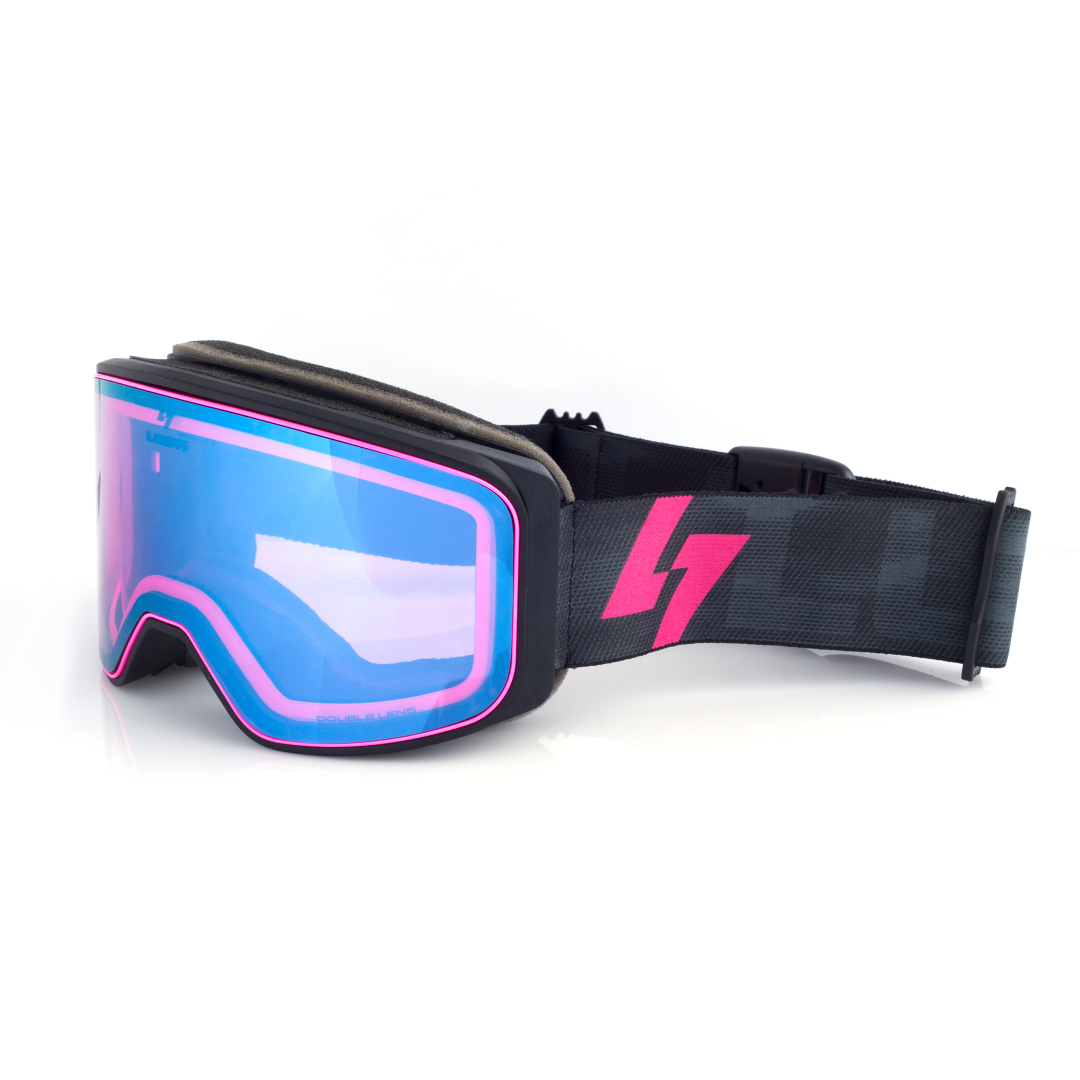 Ski goggles BORA BLACK/PINK